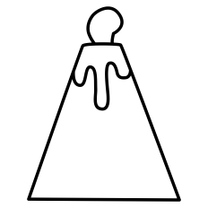 Volcano Outline