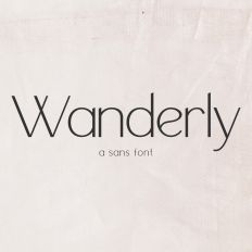 Wanderly Sans Font