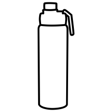 Water Bottle Outline