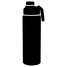 Water Bottle Silhouette