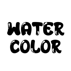 Water Color Font