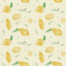 Watercolor Lemon Pattern