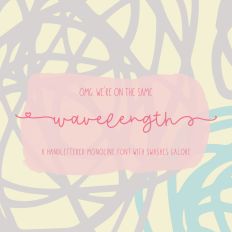 Wavelength Script Font
