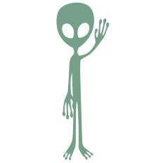 waving alien