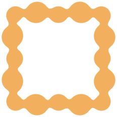 Wavy Square Frame