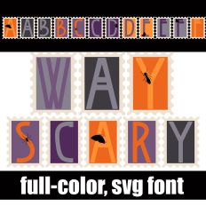 Way Scary Color Font