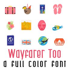 FREE WITH PURCHASE - Wayfarer Too Full Color Font