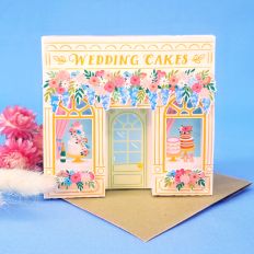Wedding Cake Shop 3D Card