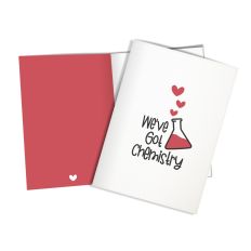 We´ve got chemistry - Printable greeting card