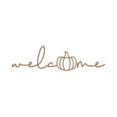 Welcome Pumpkin SVG | Fall SVG | Autumn SVG