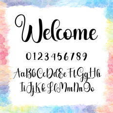 Welcome Font