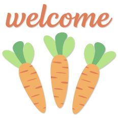 Welcome Carrots (Easter/Spring)