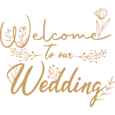 welcome to our wedding
