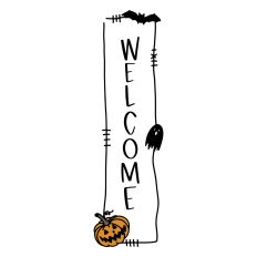 Welcome Sign - Halloween