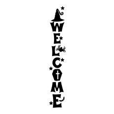 Halloween Welcome Sign 