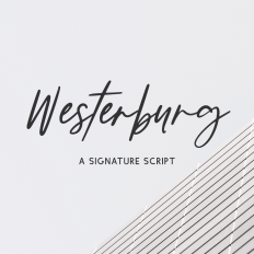 Westerburg Script Font