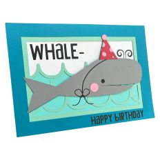 Happy Birthday Whale - 5x7 card