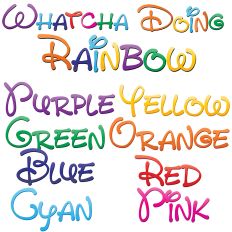 Whatcha Doing Color Font Bundle