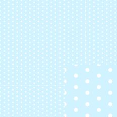 light blue polka dots