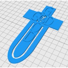 God is Good – 3D Printed Paperclip Bookmark