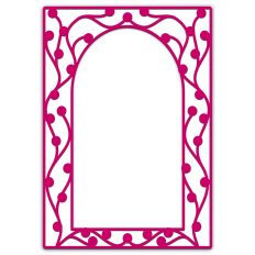 Wild Berry Branches Arch Frame