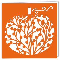 Wild Berry Pumpkin Greetings Card