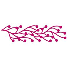 Wild Berry Branches Repeating Border