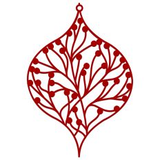 Wild Berry Branches Christmas Ornament