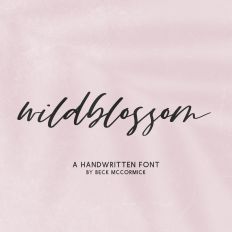 Wildblossom Script Font