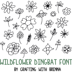 Wildflower Dingbat Font