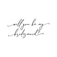 Will You Be My Bridesmaid Wedding Signage