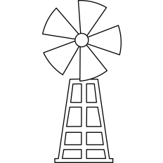 Windmill Outline