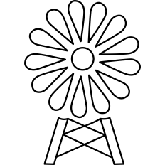 Windmill Outline