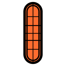 Oval Grid Bookmark