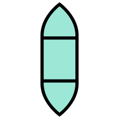 Simple Tapered Bookmark