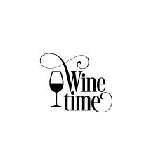 wine time svg cutting file