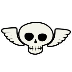 Winged Skull