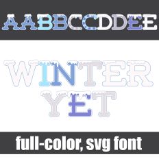 Winter Yet Color Font