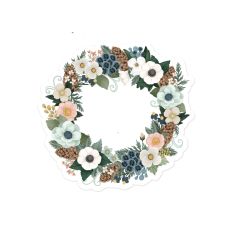 Winter Floral Wreath