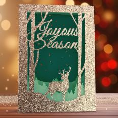Winter Forest Tri Fold Card