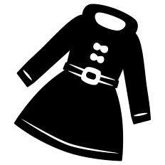 Winter Dress Silhouette