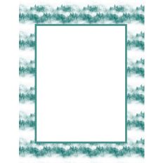 Winter Card Frame 