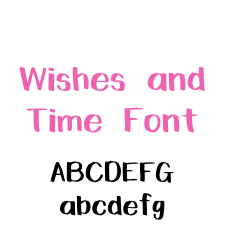 Wishes and Time Font