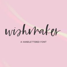 Wishmaker Script Font