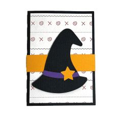 3D Halloween Witch Hat Pop-Up Gift Card Holder
