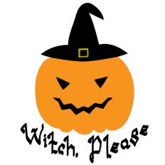 Witch Please Halloween Pumpkin