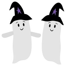 Friendly Ghost layered Cut File