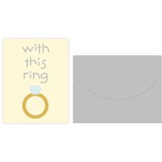 With This Ring Card