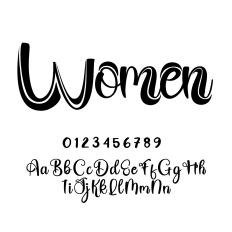 Women Script Font