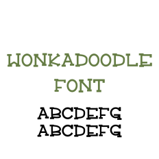 Wonkadoodle Font, Serif Font, Playful Handwritten Font